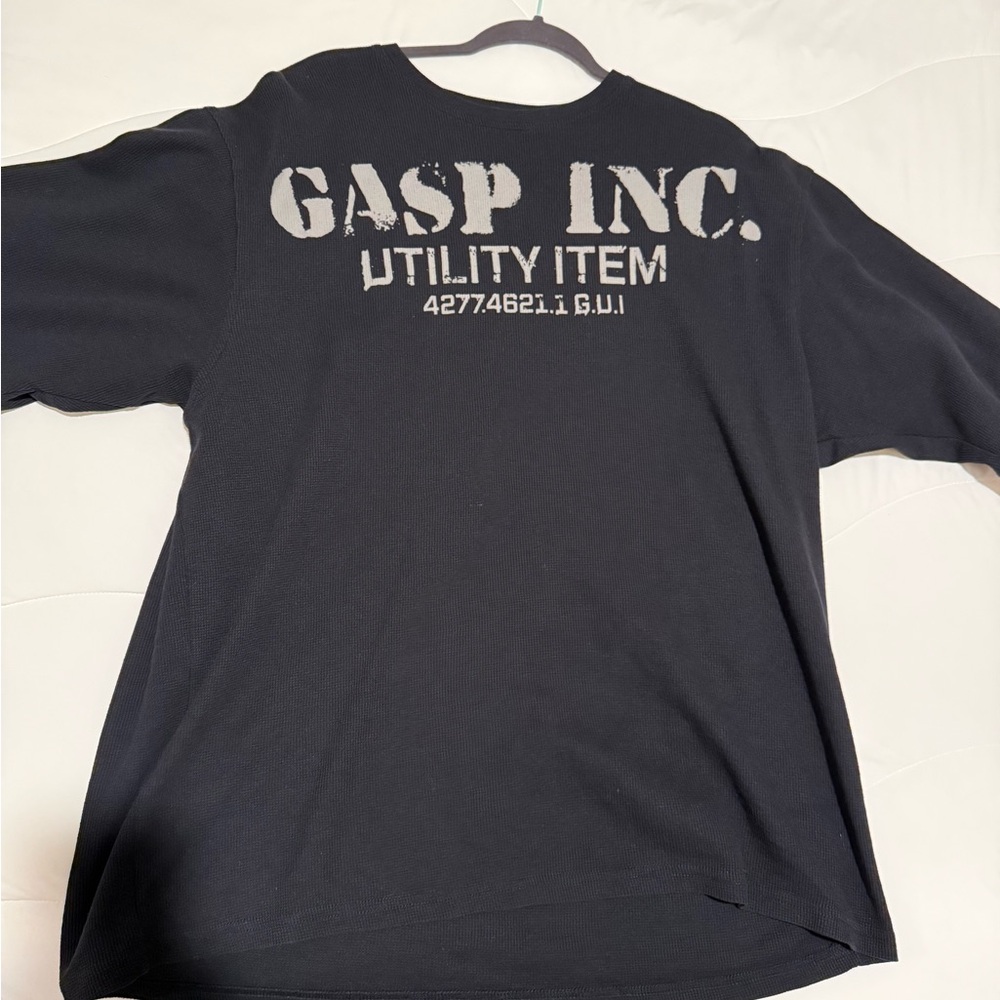 Black GASP Thermal Men's Shirt